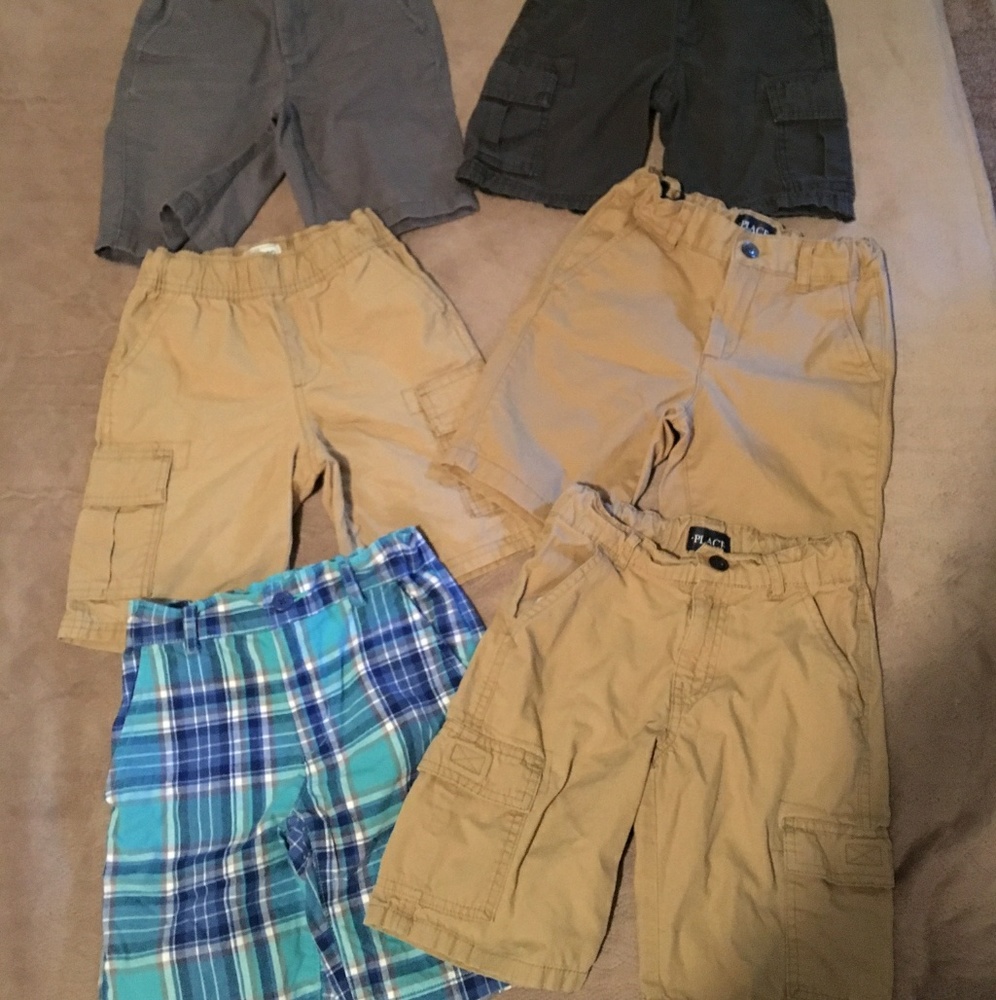 Boys shorts, size 6, lot of 6